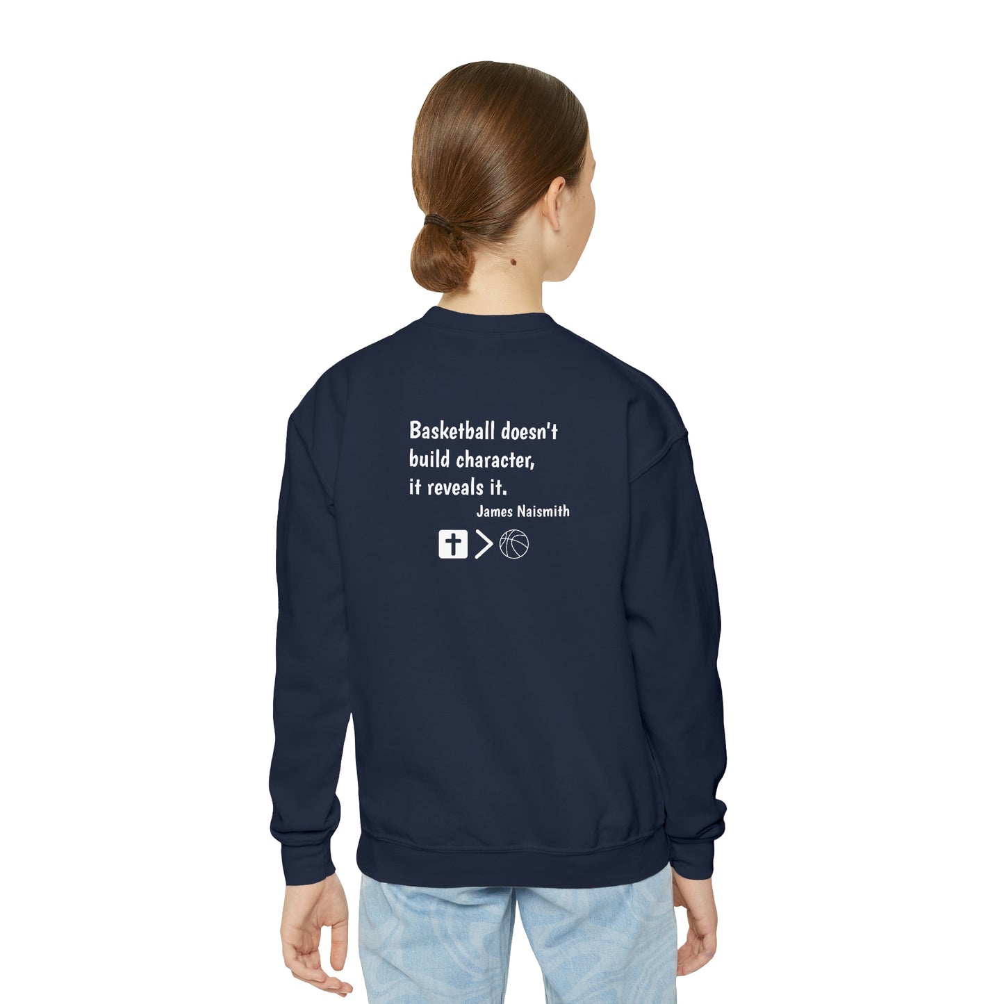 Limited Edition Naismith Quote Youth Crewneck Sweatshirt